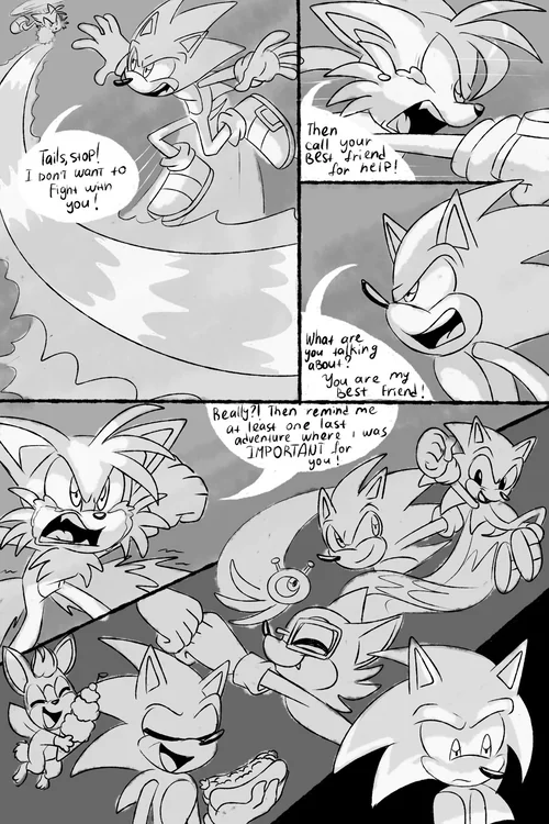 image from A Longtime Resentment (Sonic and Tails fight)
