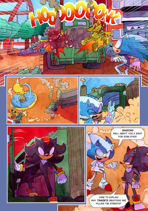 image from IDW Sonic Issue 19 Rewrite