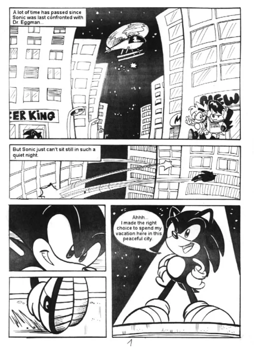 image from Sonic Adventure Fan Comic