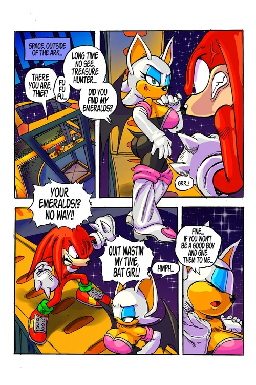 image from Knuckles vs Rouge