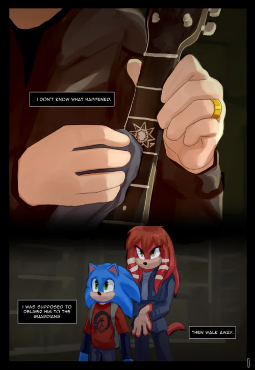 image from Sonic TLOU AU