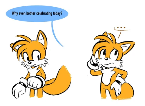 image from Sonic and Tails discuss Valentines Day