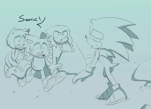 image from Amnesia: a Sonic Frontiers comic
