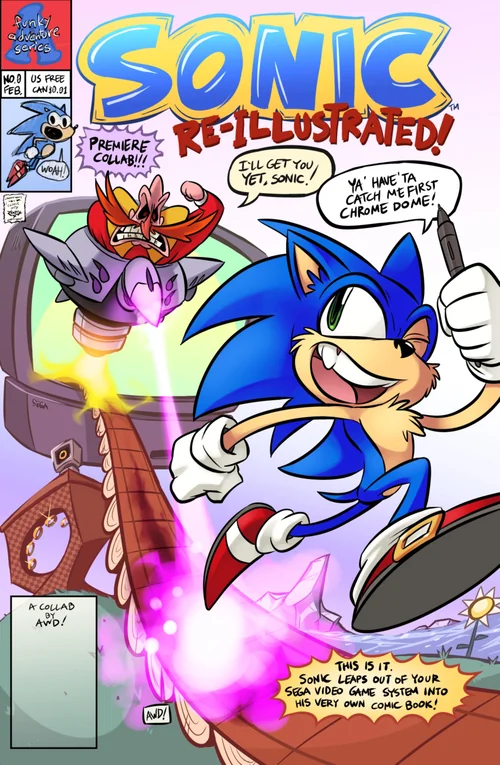 image from Sonic Archie Comic Redraw Collab