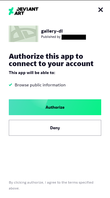 authorize access